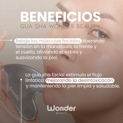 GUA SHA PROFESIONAL EN ACERO INOXIDABLE